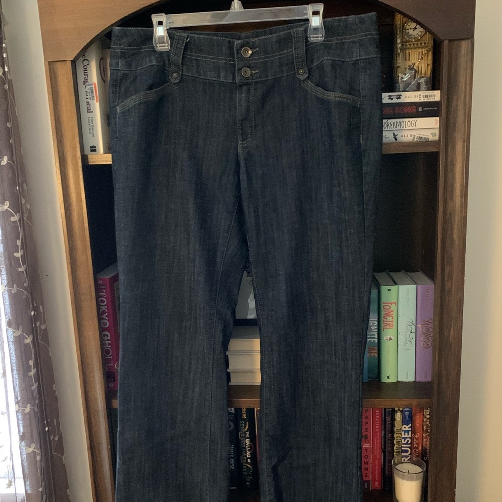 Maurices dark blue jeans. Size 16 reg.